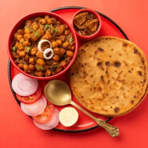 4pc Alu Paratha & Sabji