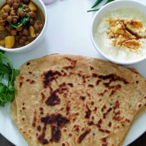 4pc Paratha & Sabji